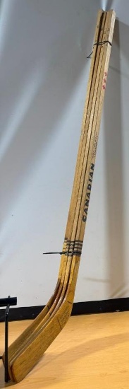 Lot of Four Canadian Hockey Sticks