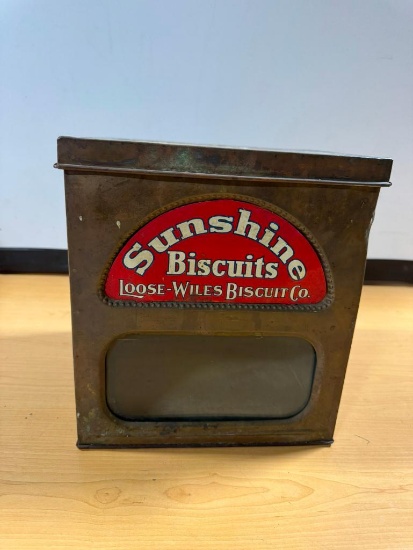 Sunshine Biscuits Tin Container