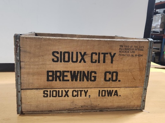 Sioux City Brewing Co. Beer Crate