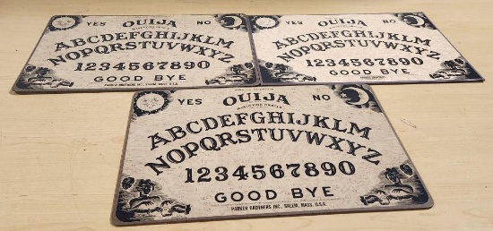 Three Ouija Boards