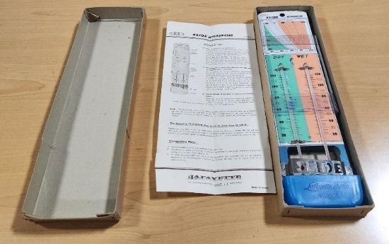 Lafayette Radio Slide Hygrometer