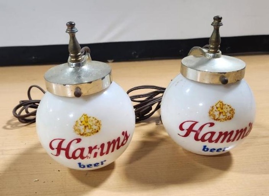 Hamms Beer Sconces, Working
