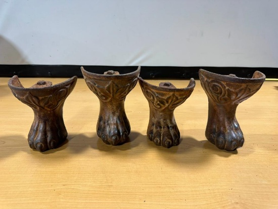 Set of Four Antique Claw Feet