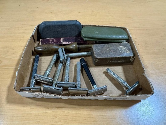 Vintage Razors and Cases, Eye Glasses