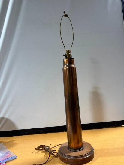 Trench Art Lamp