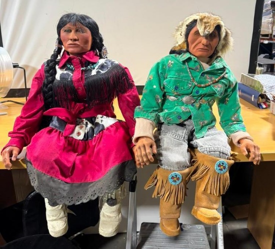 Native American Dolls, Large