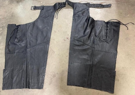 Z1R Size XL Leather Chaps