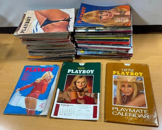 Playboy Magazines and Calendars