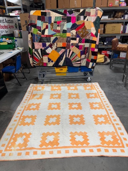 Pair of Quilts 94in x 58in and 90in x 78in