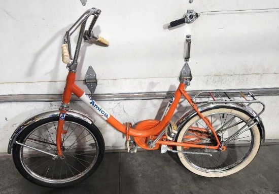 Vintage Amica Folding Bicycle (no seat)