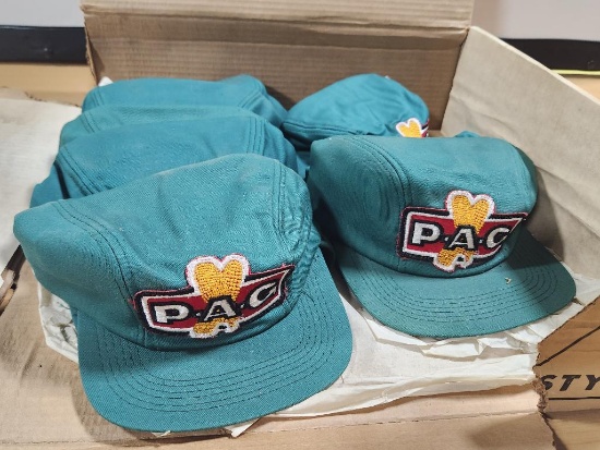 Vintage Hats/Ball Caps, Set of PAC Insulated Seed Corn Caps, Angles, Batman