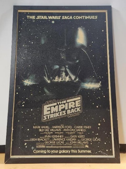 Star Wars Empire Strikes Back Framed One Sheet Movie Poster, 42in x 28in