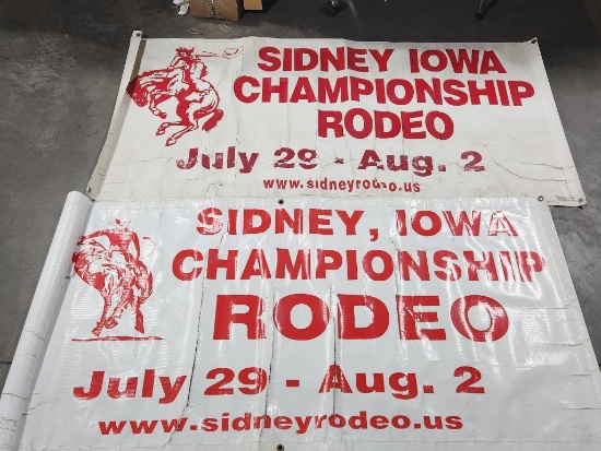 Sidney Iowa Championship Rodeo Banners