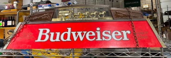 Budweiser Pool Table Light