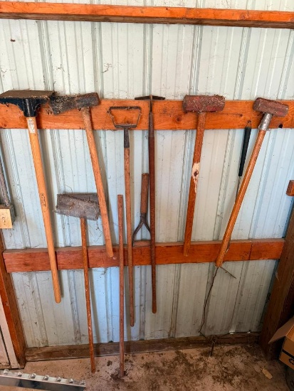 Garden Tools, Tamper, Sledge Hammers, Hoe