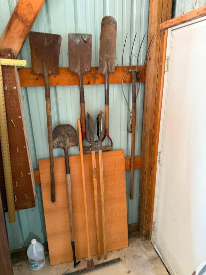 Spades, Shovels, Pitchfork, Posthole Digger