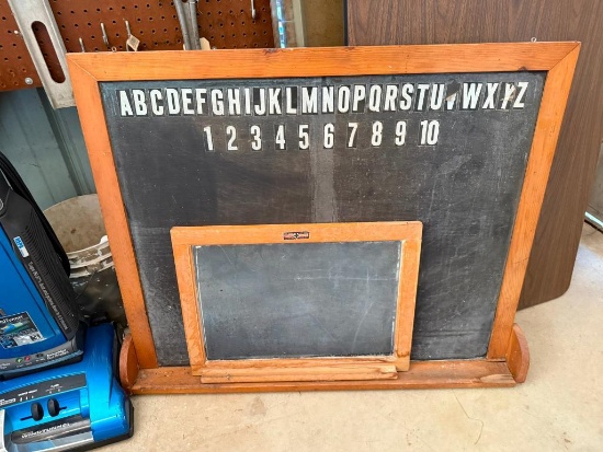 Pair of Vintage Chalkboards
