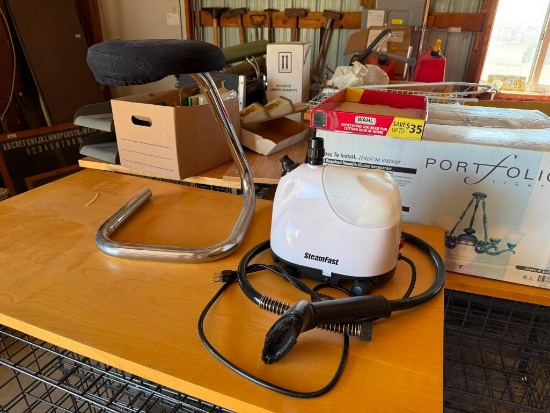 SteamFast SF-407 Steamer and Shoe Store Stool