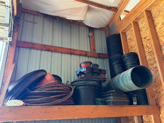 Garden Planters, Pots, Sprinkler Line