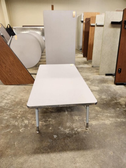 Lot of 10 Various Work Tables, Adjustable Height, 60in x 24in, Buyer Doesnt Have to Take All