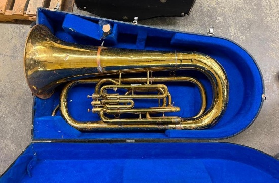 Brass Euphonium Horned Instrument