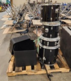Four Piece Drum Set w/ One Storage Carrier