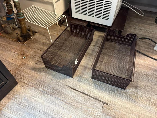 Metal Rack w/ Drawers,