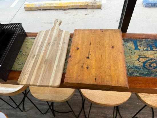 Pair of Wood Cutting or Serving Boards