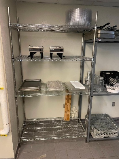 NSF Dunnage Shelving Unit / Chrome Rack, See Photos for Dimensions