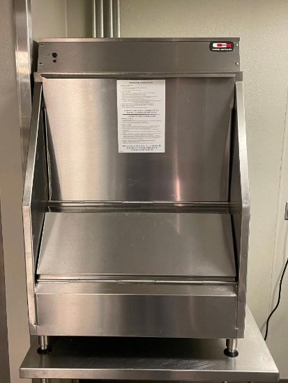 Carter-Hoffmann CW4E Gravity Feed Chip Warmer w/ 44 gallon Capacity - Stainless, 120v