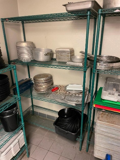 Metro Dunnage Storage Rack / Shelf, Green Epoxy, See Images for Dimensions