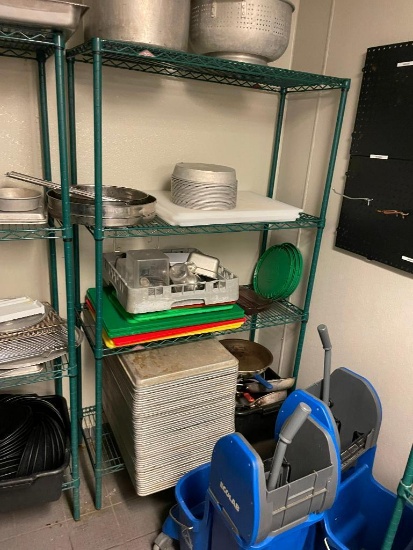 Metro Dunnage Storage Rack / Shelf, Green Epoxy, See Images for Dimensions
