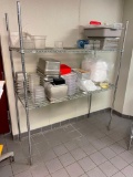 NSF Dunnage Shelving Unit / Chrome Rack, See Photos for Dimensions