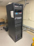 Ballantyne Audio Cabinet w/ 3 QSC Amps, DMX Lighting Controller, Dolby Digital Cinema Processor &