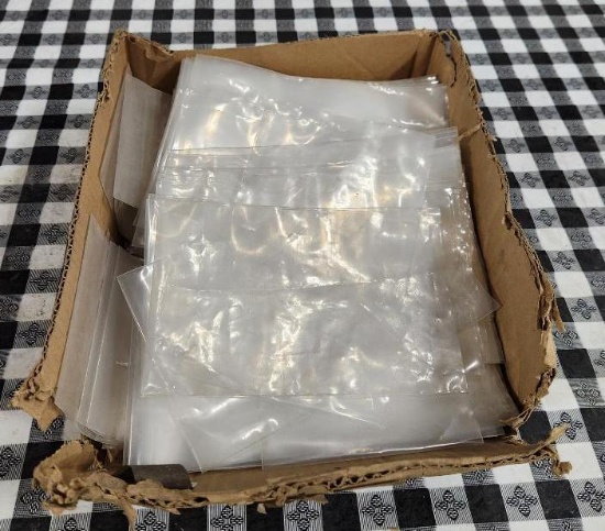 Box of 1,000 Qty. Clear Industrial Bags, 5in x 8in, .004ML