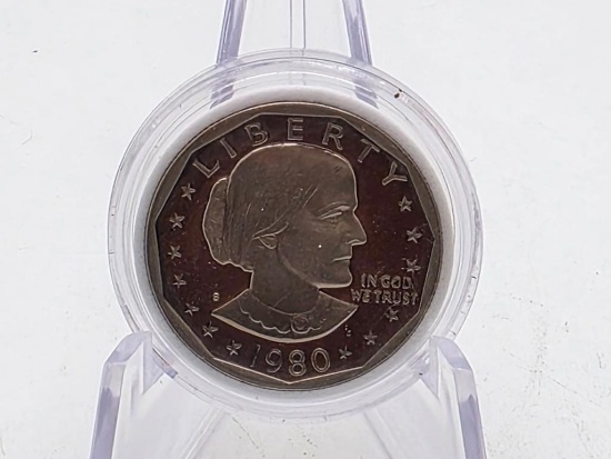 1980s Susan B Anthony Proof Dollar