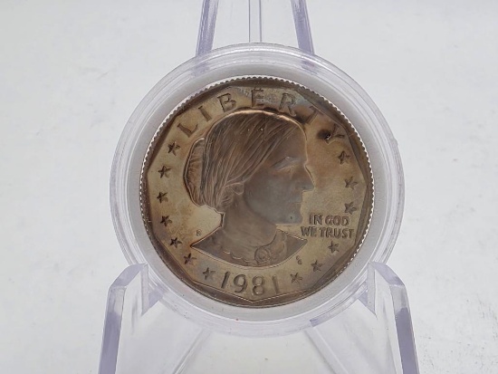 1981s Susan B Anthony Proof Type 2 Dollar