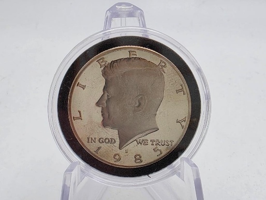 1985s Kennedy Proof Gem Mint Half Dollar
