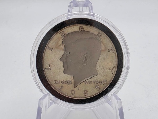 1985s Kennedy Proof Gem Mint Half Dollar