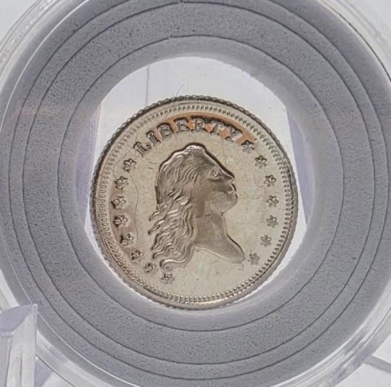 1 gram Flowing Hair Silver Bullion