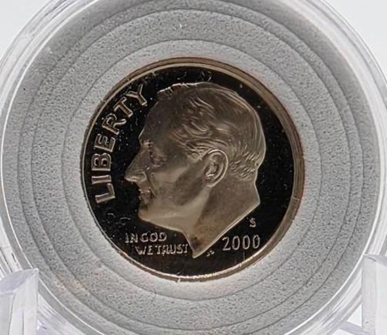 2000s Proof Silver Dime