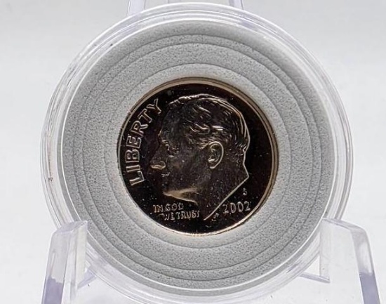 2002s Proof Silver Dime