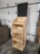 4-Shelf Wood Shelving Merchandiser