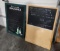 Chalk Menu Board, Cork/Chalk Menu Board