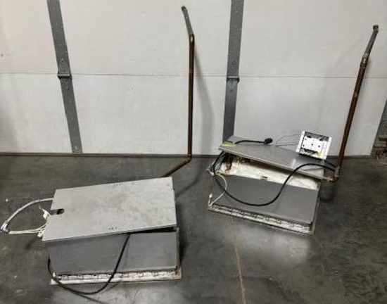 Pair of Drop-In Food Warmers