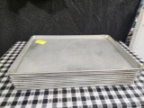 Lot of 11, Full-Size Sheet Pans, All for One Bid