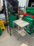 Two Commercial Restaurant Shelving Units and a Dunnage Rack