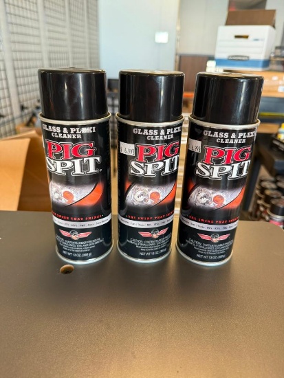 Pig Spit Glass & Plexi Cleaner x 3