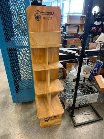 Used Wooden Display