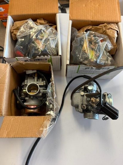 NEW - 4 GY6 Carburetors
